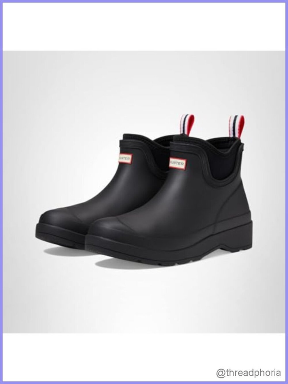 Chelsea Neoprene Ankle Boots Pull-On Lightweight Waterproof Casual